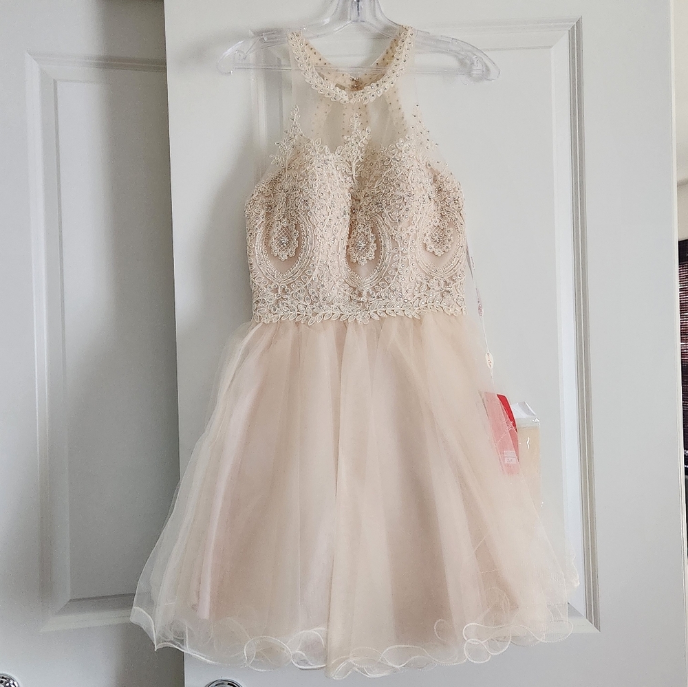 Dancing Queen Cream Midi Dress